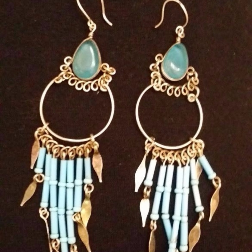 Handcrafted Turquoise Earrings